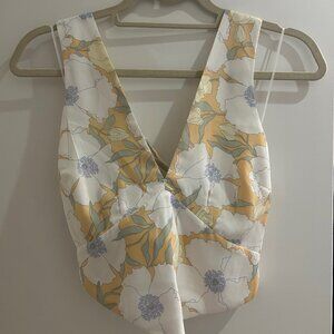 Abercrombie & Fitch Floral Halter Top
